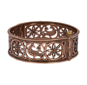 Браслет прорезной "Цветущий сад"