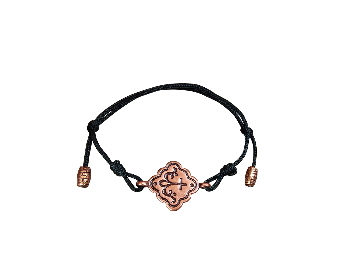 Браслет-шнурок «Процветший крест» № 2