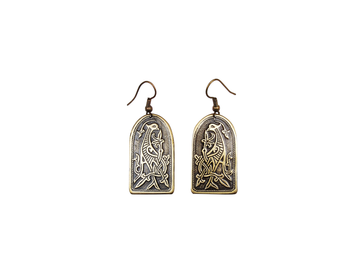Серьги «Киевская птица»